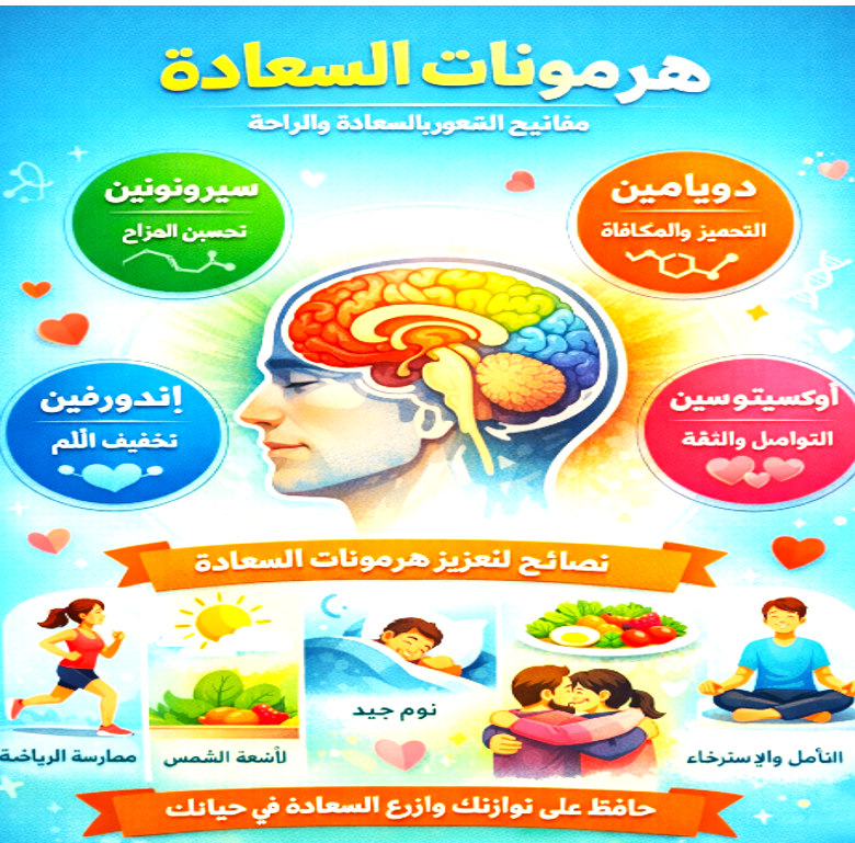 ما هو هرمون السعادة